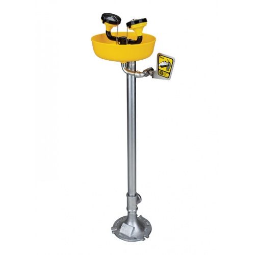 Pedestal Mount Eye/Facewash Yello-Bowl®, 8.0 gpm ABS Facewash 01035402