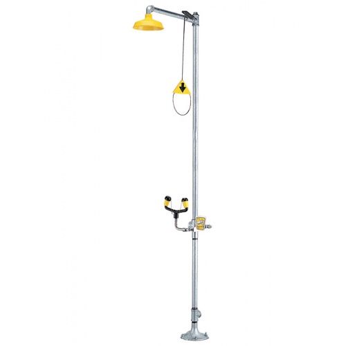 Galvanized Pipe 30 gpm Shower, 3.2 gpm Eyewash 01050205