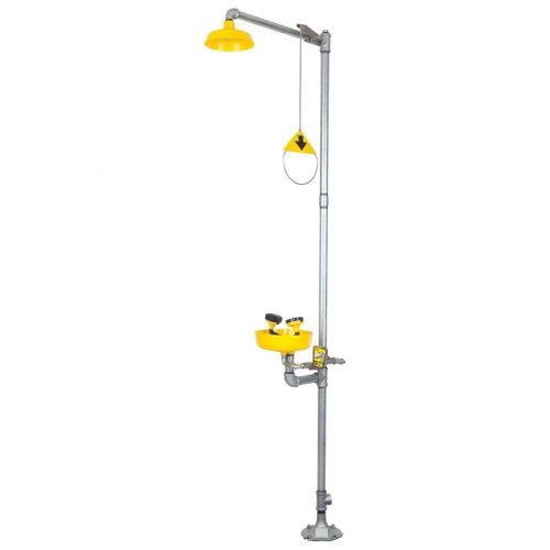 Galvanized Pipe 30 gpm Shower, 8.0 gpm Eye/Facewash 01050216