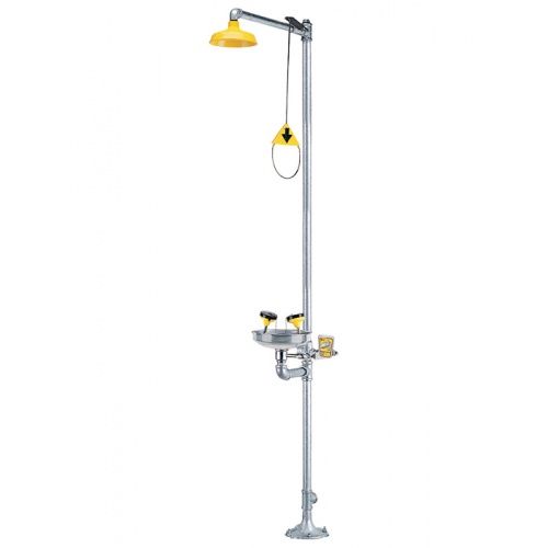 Galvanized Pipe 30 gpm Shower, 8.0 gpm Eye/Facewash 01050234