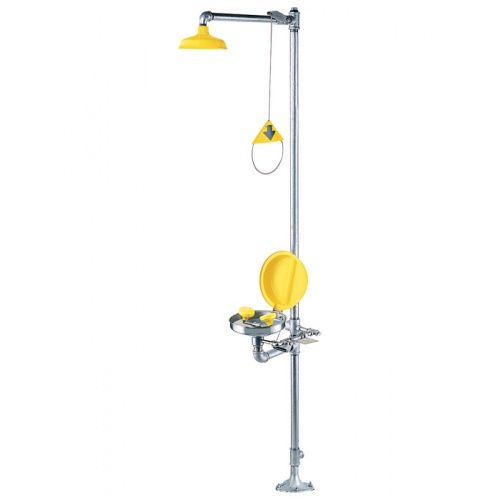 Galvanized Pipe 30 gpm Shower, 8.0 gpm Eye/Facewash, Bowl Cover 01050234PBC