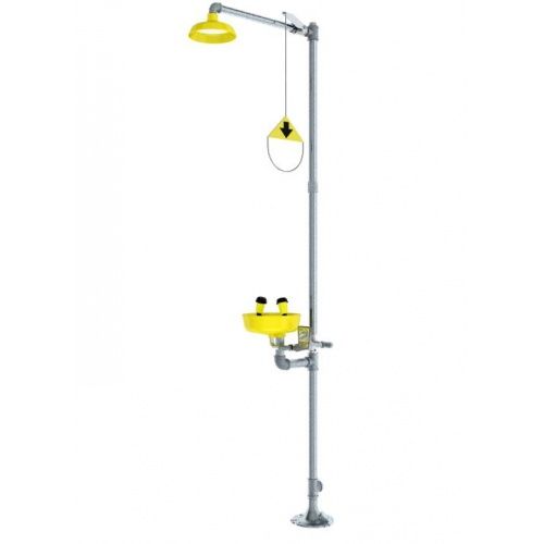 Galvanized Pipe 20 gpm Shower, 3.2 gpm Eyewash 01050251