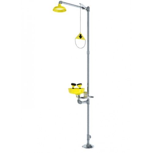 Galvanized Pipe 20 gpm Shower, 8.0 gpm Eye/Facewash 01050260
