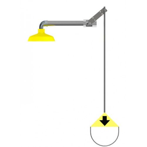 Horizontal Showers 30 gpm ABS Hi-Viz Shower Head 01053006