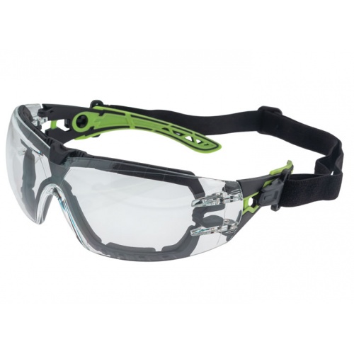 Veratti® Primo™ 2021 Black & Green Frame, Clear Lens, AFR® 11pr24094_left_web