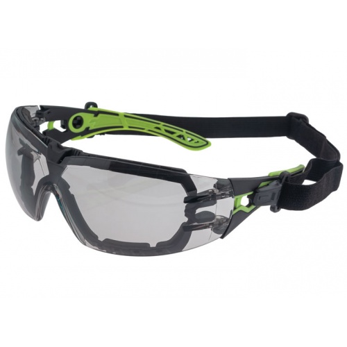 Veratti® Primo™ 2021 Black & Green Frame, Light Gray Lens, AFR® 11pr24894_left_web