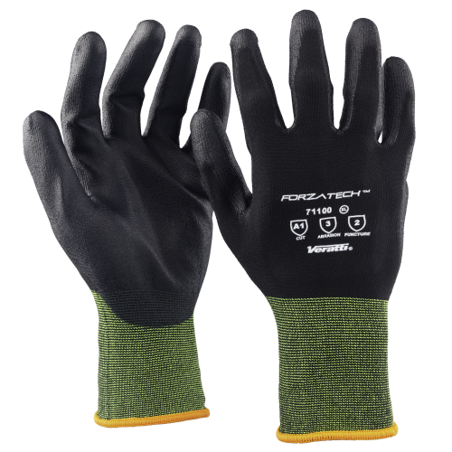 VERATTI® Forzatech™ 15 Gauge Black Nylon Spandex Liner w/Black PU Coating 71100_xl_web