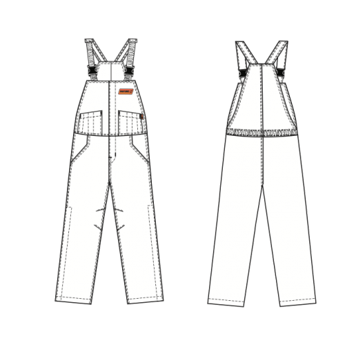 Veratti® FR AR™ Bib Overall 12 cal, CAT 2, Khaki BibOverall