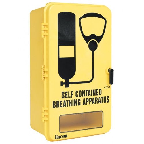 Single SCBA Wall Case Molded Top Shelf, SCBA Strap, SCBA Graphics, AGV Window WC01Y10B