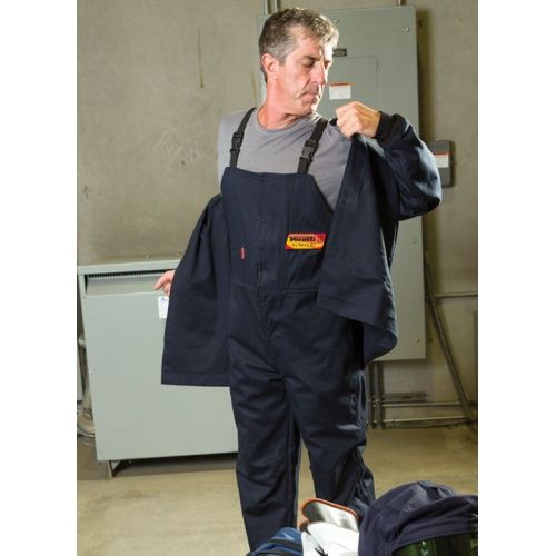 Veratti® FR AR™ Bib Overall 40 cal, CAT 4, Navy arcflash_40cal_bib2